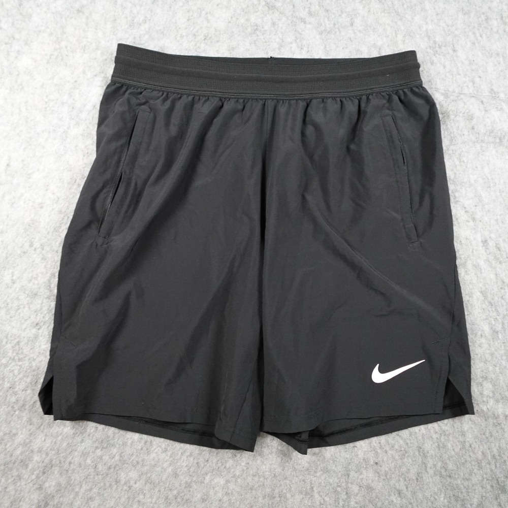 Nike Shorts Mens Large Black Dri Fit Flex Vent Max Athletic Running Training 8"